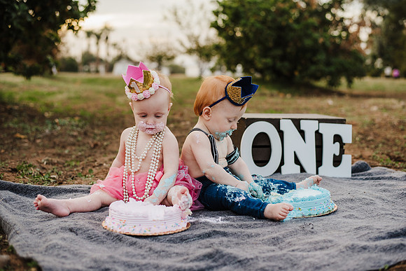 Twins Cake Smash (1 of 1)